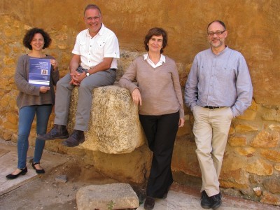 D'esquerra a dreta, Licia Buttà, Francesc Massip, Eva Subías i Jesús Carruesco.