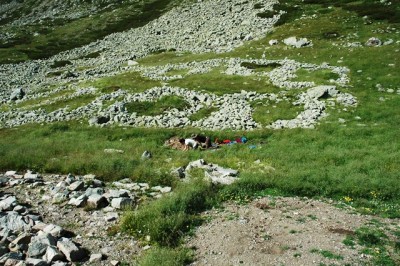Treballs a l'ocupació romana a Coma de Vaca.
