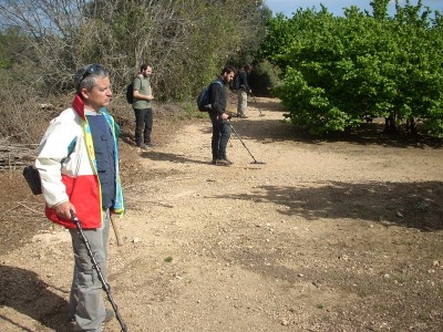 Part de l’equip prospectant al Rourell.