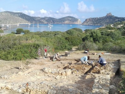 Treballs d'excavació. Foto: M. Riera.