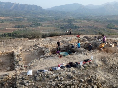 Vista general dels treballs de la campanya d'enguany.