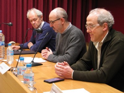 Inauguració del seminari, en el moment de presentar-lo el director de l'ICAC, Joan Gómez Pallarès.