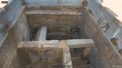 Captura d'imatg del model tridimensional ubicat a Sketchfab.