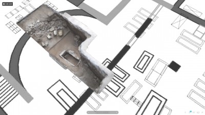 Captura d'imatg del model tridimensional ubicat a Sketchfab.