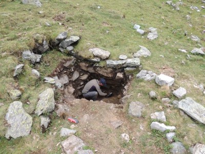 Excavacions a la cava de l'orri.