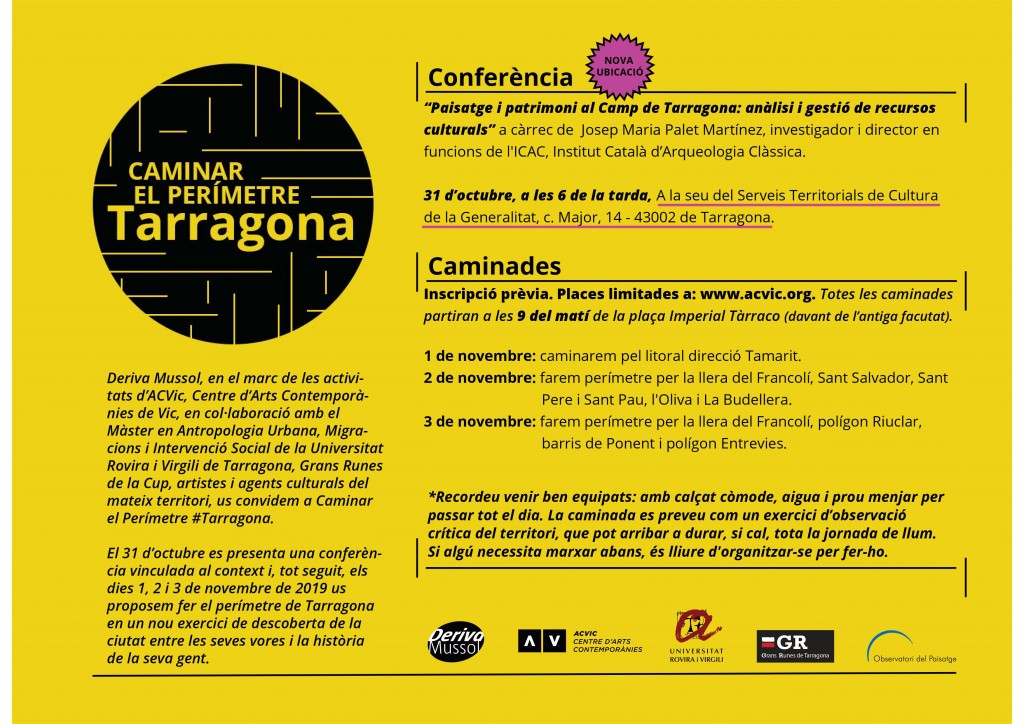 Caminar el perimetre de Tarragona (2019)