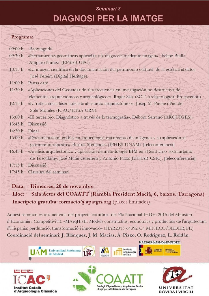 Curs Rehabilitacio Patrimoni COAATT_Seminari 3 (20 nov)