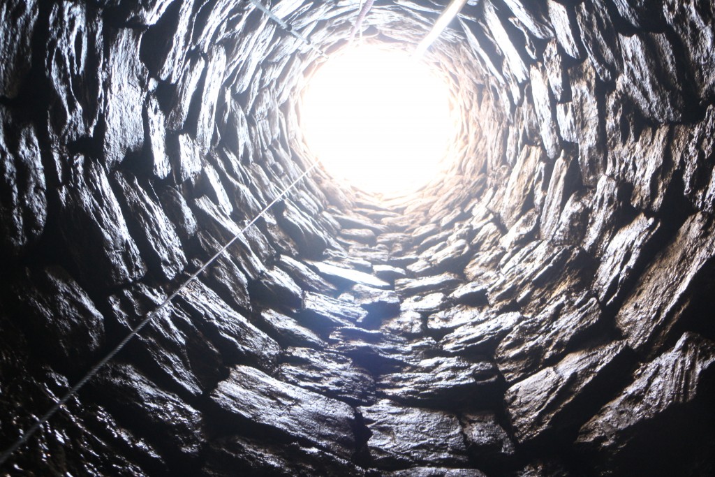 Vista de l’interior del pou (@ Equip Iesso)