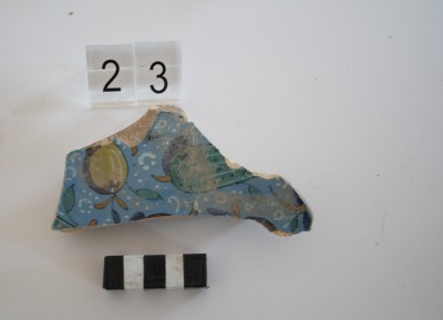 Una de les peces de la mostra de ceràmica de Montelupo analitzada (© Roberta di Febo)