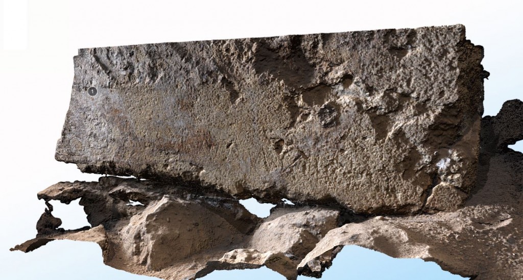 Model 3D de la inscripció a Minerva