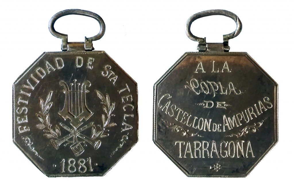 Anvers i revers de la medalla commemorativa de l’Ajuntament de Tarragona. Foto: ICAC.