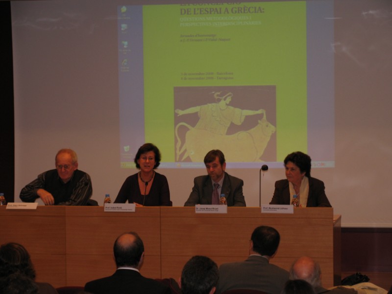 Inauguració La concepció de l'espai a Grècia